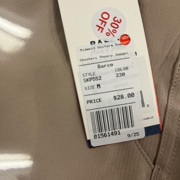 NWT Sketchers Barco Women’s Khaki Jogger Scrub Pants Multi Sizes - Picture 15 of 15